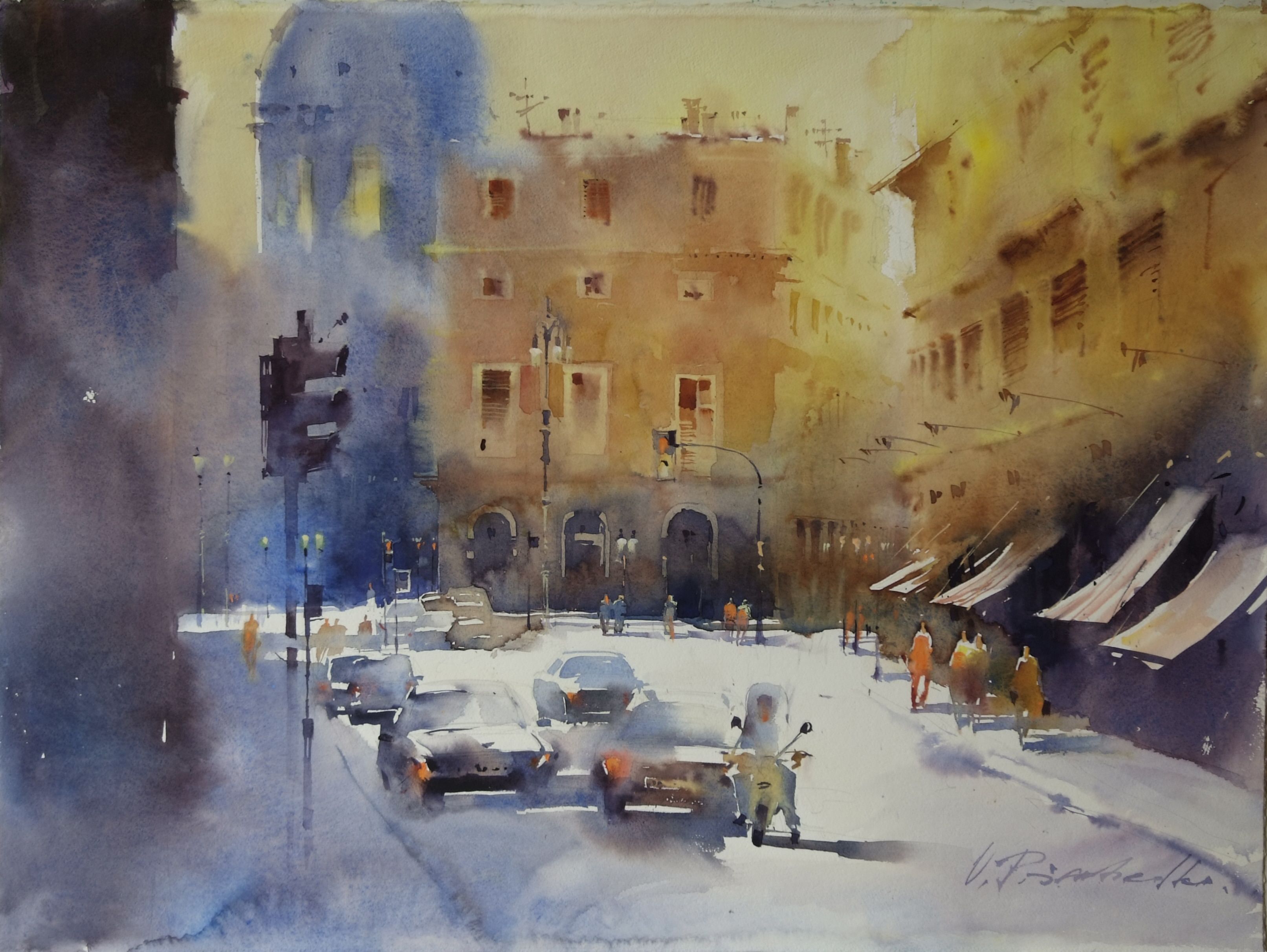 3225x2423 Viktoria Prishedko, Fine Art In Watercolor Art
