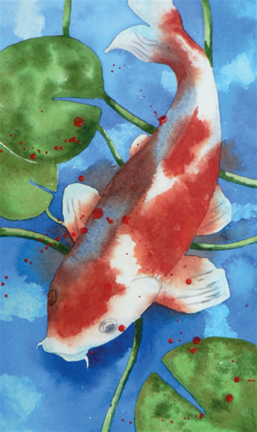 530x890 How To Paint Koi Carp In Watercolour