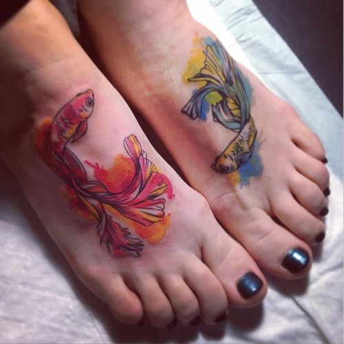 500x500 99 Artistic Watercolor Tattoos That Are Living Works Of Art