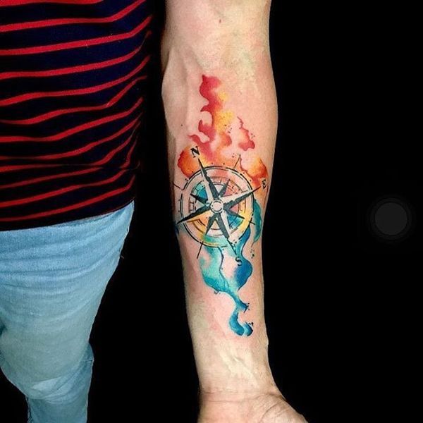 600x600 Bildergebnis Watercolor Tattoo Water Fire Jewelry
