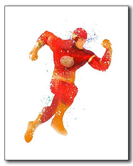 425x531 Flash Watercolor Photo Print