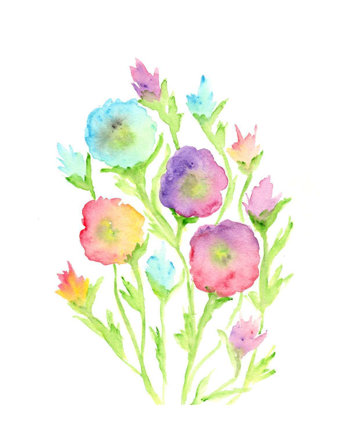 1200x1500 Painting Flowers Best Of Watercolor Flower Painting Watercolor