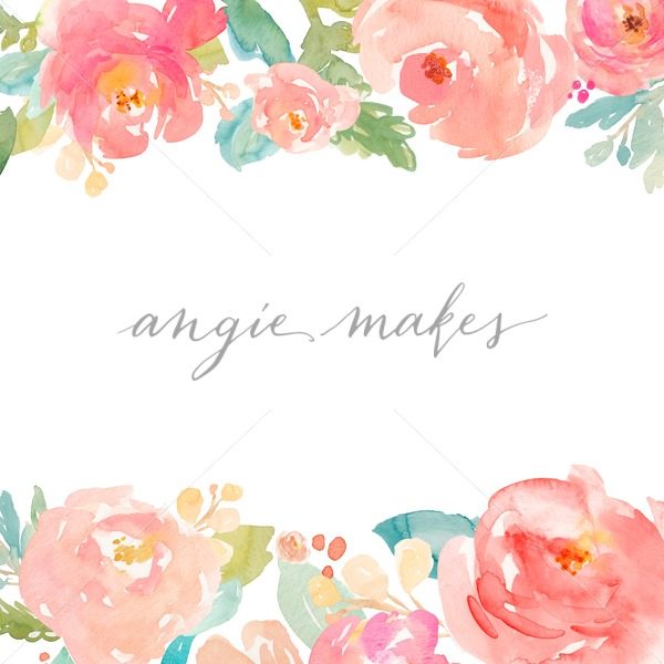 Watercolor Floral Border at GetDrawings | Free download