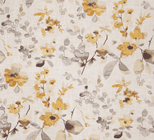 648x590 Watercolor Floral Fabric