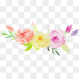 260x261 Romantic Watercolor Flowers Png Images Vectors And Psd Files