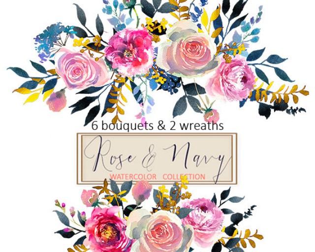 640x512 Watercolor Flowers Digital Clipart Png Bouquets Peonies Roses