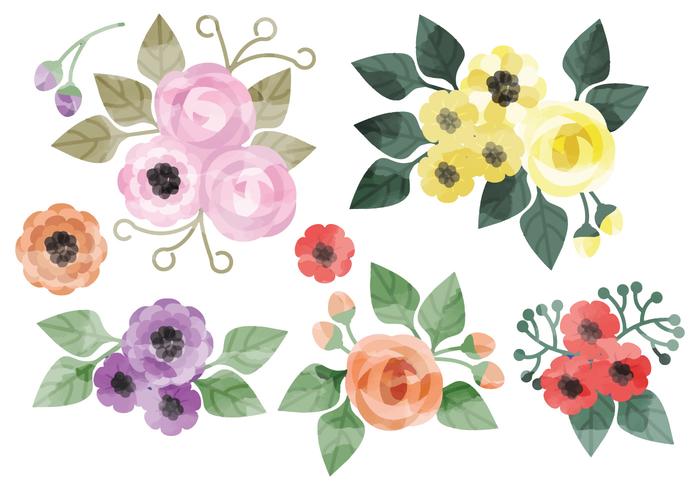 700x490 Watercolor Flower Free Vector Art 8,557 Free Amp Beautiful Files