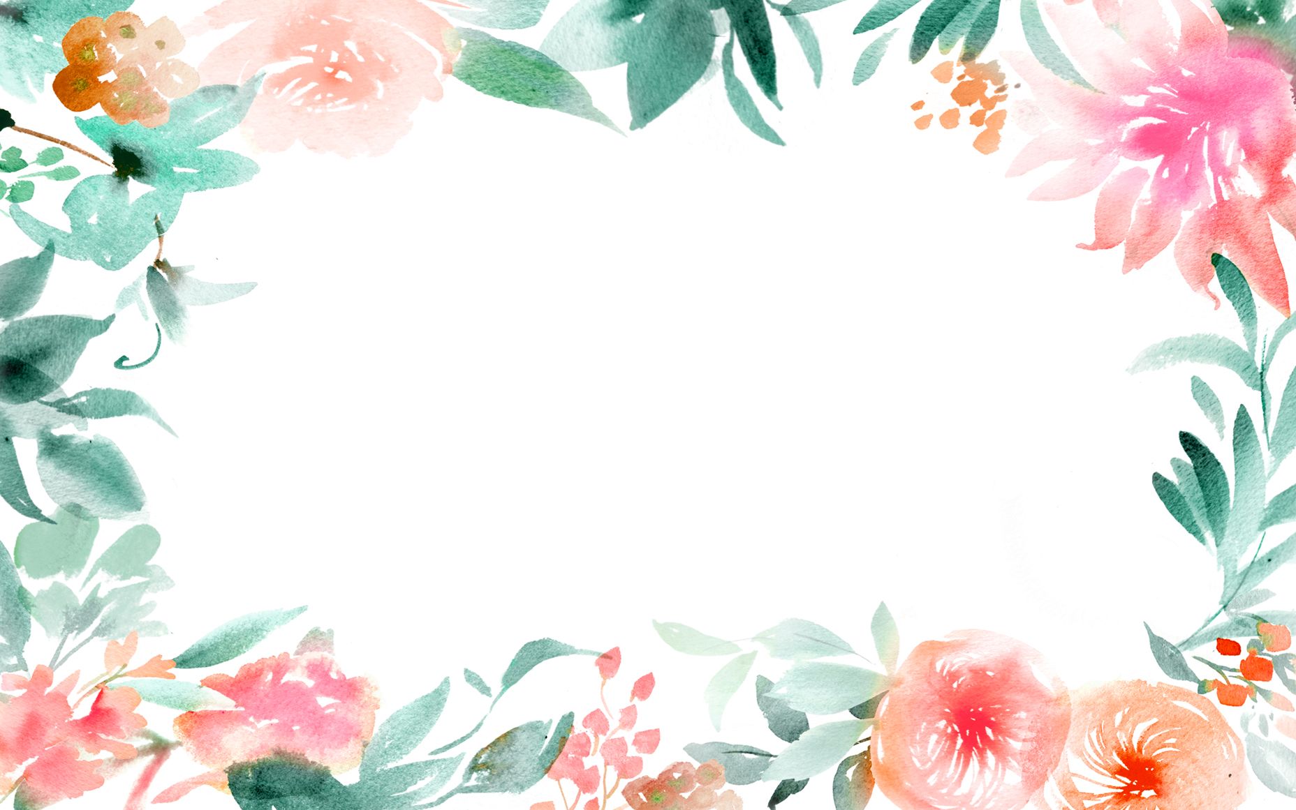 1856x1161 Pin By Ppuupin On Flowers Wallpaper, Watercolor And