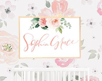 340x270 Watercolor Floral Wallpaper Etsy