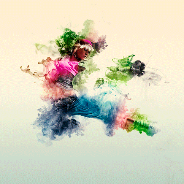 620x620 Gif Animated Ink Flow Photoshop Action On Behance