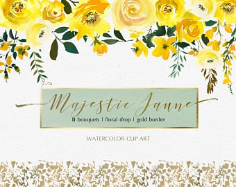 340x270 Watercolor Flowers Etsy