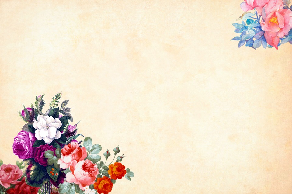 960x638 Free Photo Background Border Floral Watercolor Flower