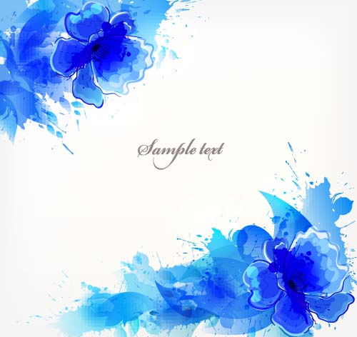 500x472 Watercolor Flower Vecto Background 01