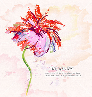 357x376 Free Watercolor Floral Background Vector Free Vector Download