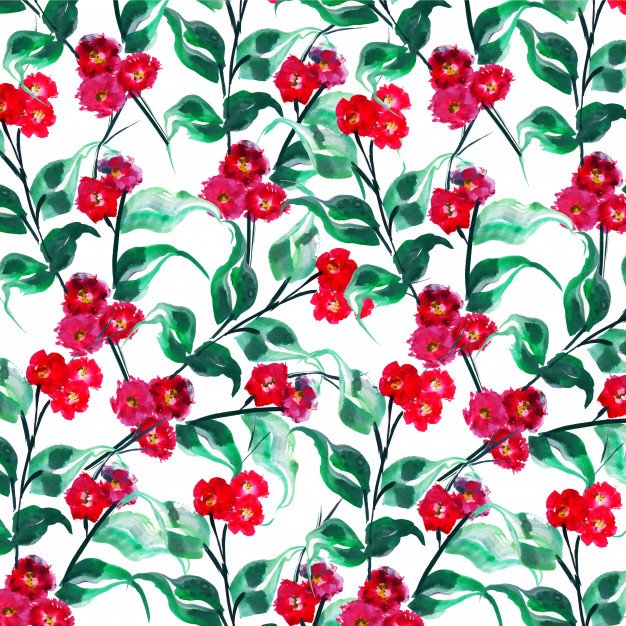 626x626 Watercolor Floral Background Vector Free Download