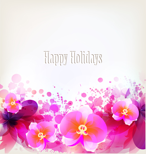 500x529 Beautiful Watercolor Floral Vector Background 03 Free Download