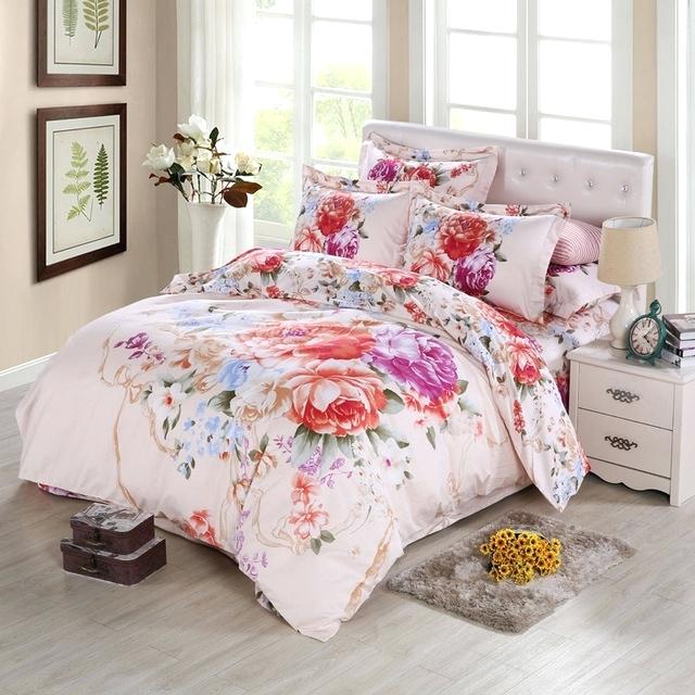 640x640 Fresh Watercolor Bed Sheets Z0076416 Image Of Watercolor Floral