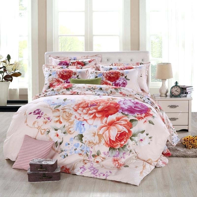800x800 Watercolor Bedding Set Buy Home Watercolor Floral 4 Comforter Set
