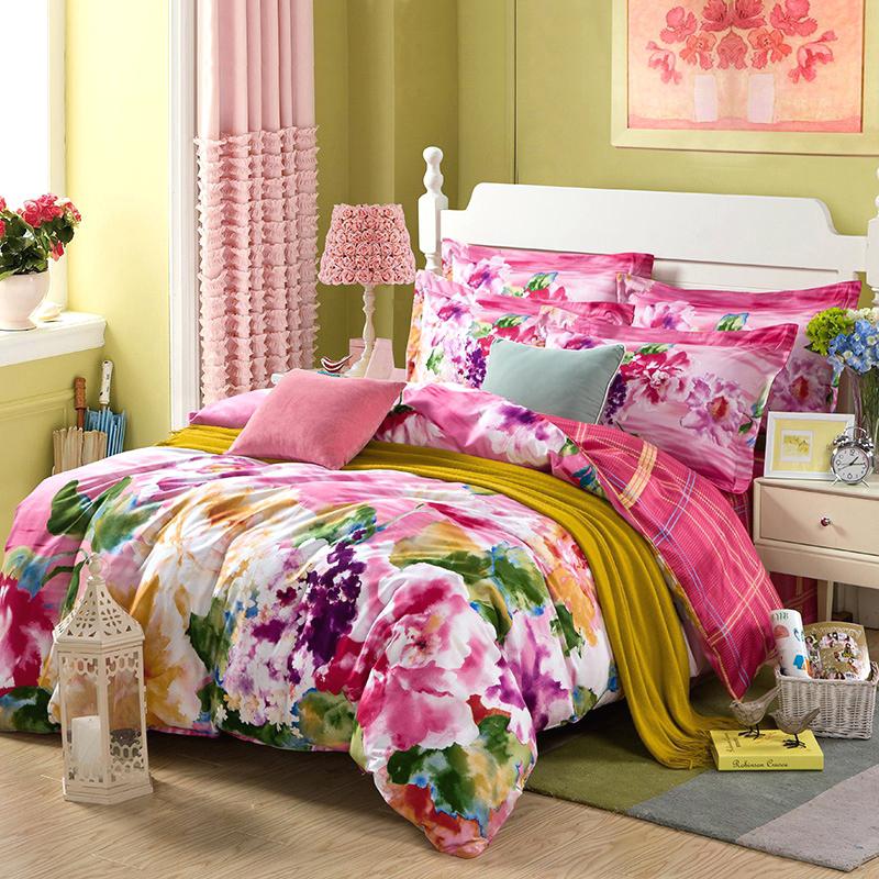 800x800 Watercolor Floral Bedding 3 Piece Crib Set Duvet Cover Bookify