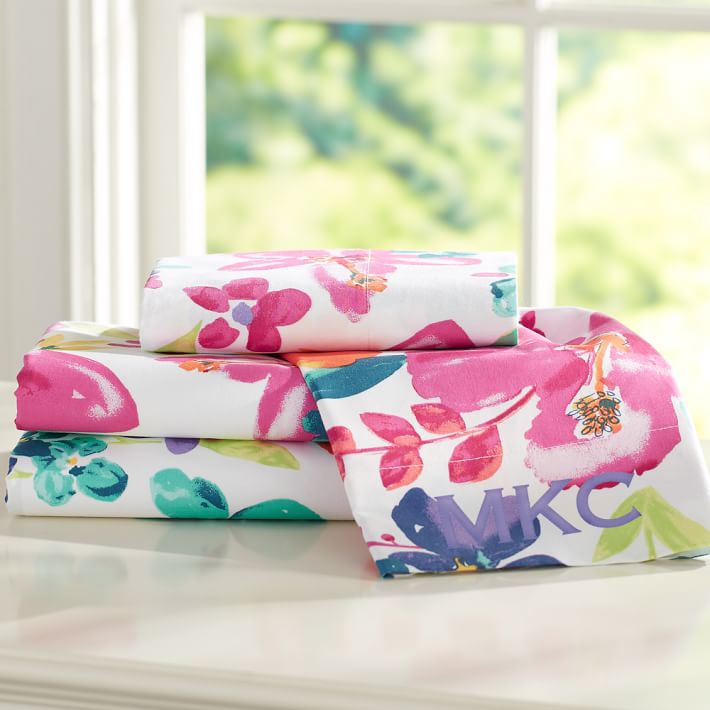710x710 Floral Twin Sheets