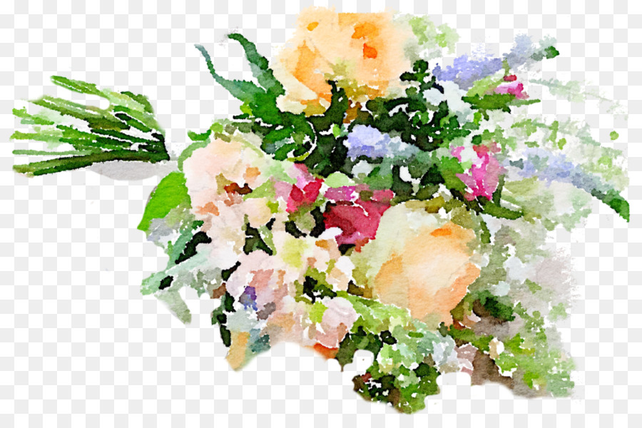 900x600 Watercolour Flowers Flower Bouquet Cut Flowers Floral Design
