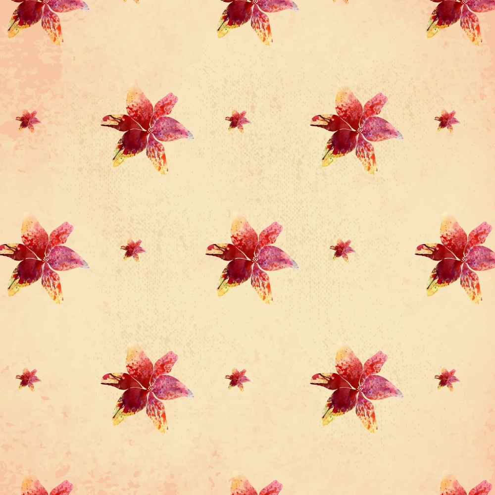 1000x1000 Watercolor Floral Pattern