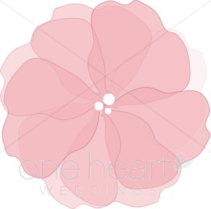 300x298 Pink Watercolor Flower Clipart Flower Clipart