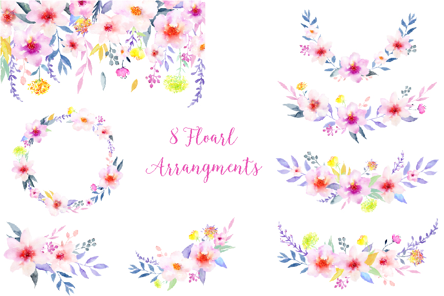 865x578 Watercolor Flower Clipart Elegant By Cornercroft