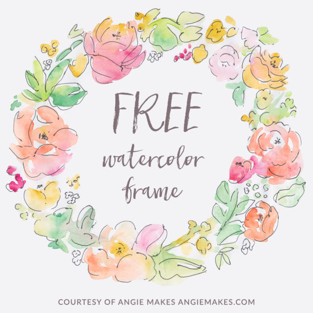 620x620 Watercolor Flower Clipart Free
