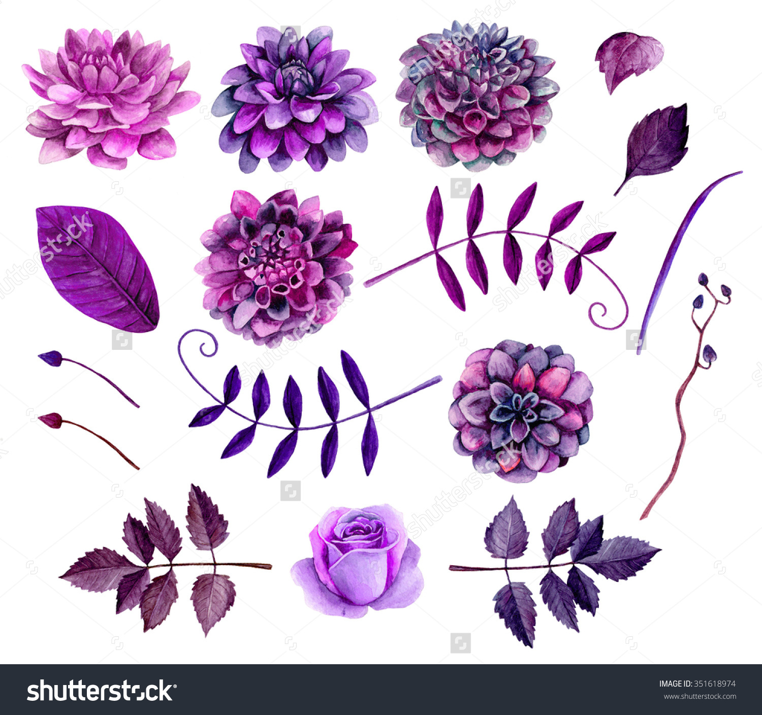 1500x1408 Free Watercolor Flower Clip Art