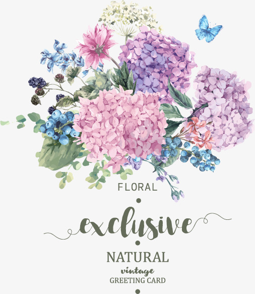 506x583 Vector Watercolor Flower Design Creative Fashion, Green Leaves