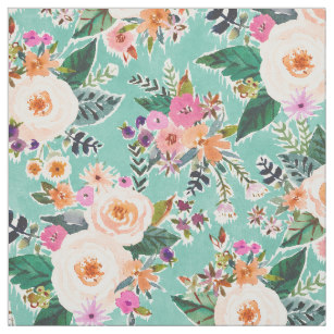 307x307 Watercolor Floral Fabric