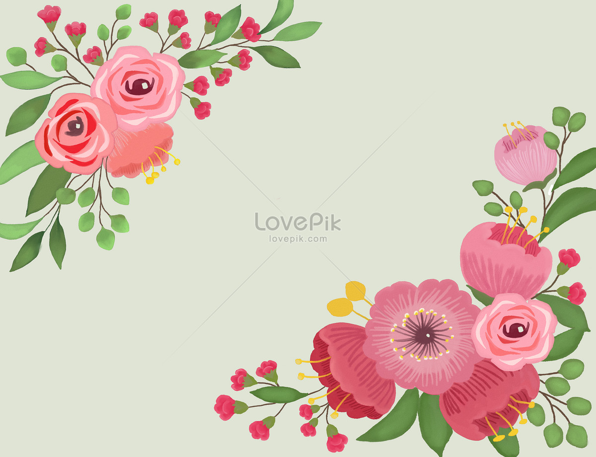 1200x920 The Background Of Watercolor Flower Elements Photo Image Picture