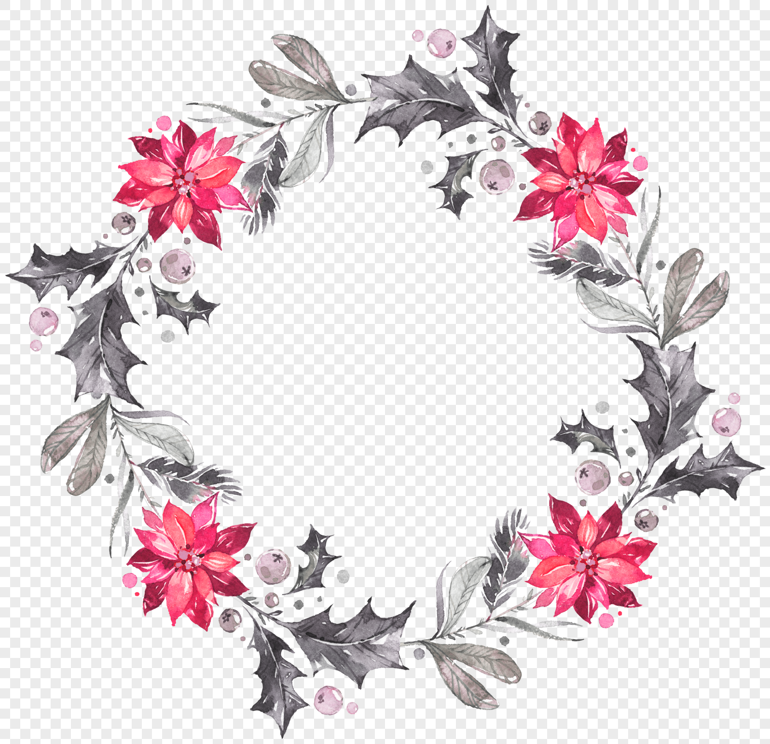 1520x1470 Watercolor Flower Garland Png Image Picture Free Download