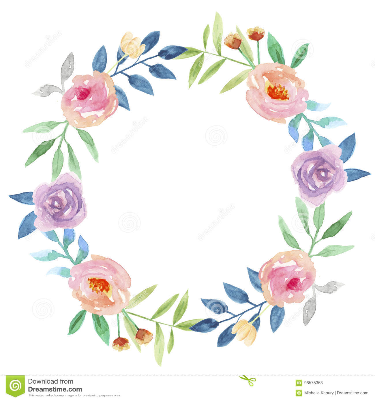 1300x1390 Collection Of Free Garlanded Clipart Watercolour. Download On Ubisafe