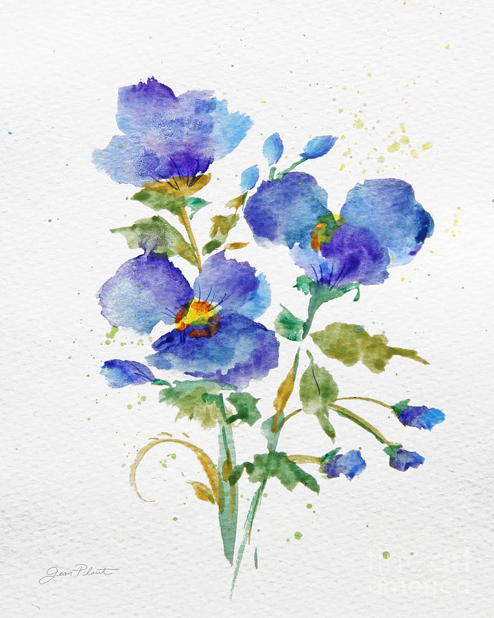 720x900 Watercolor Flowers Pictures