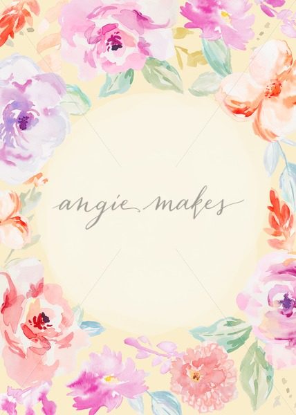 428x600 Download This Adorable Watercolor Flowers Invitation Template