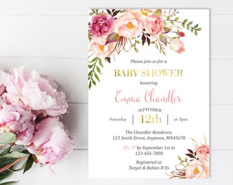 340x270 Watercolor Invite Etsy
