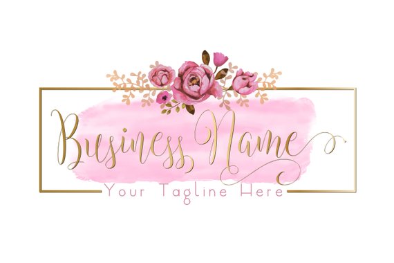 Watercolor Flower Logo