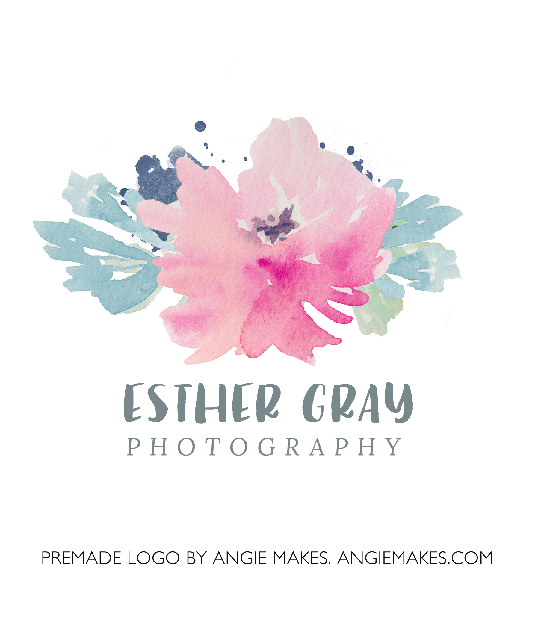 1806x2070 Watercolor Floral Logo