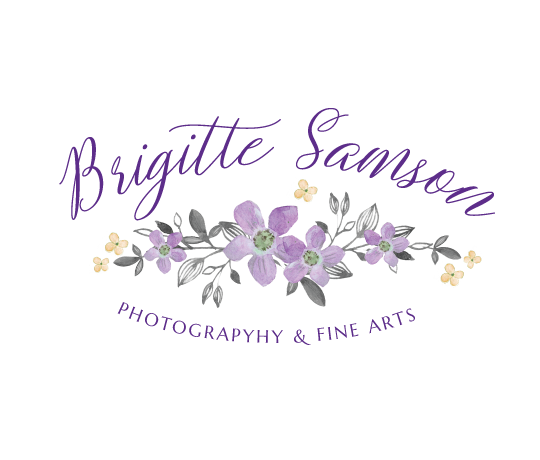 540x460 Watercolor Flower Logo Design