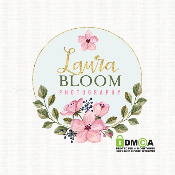 570x570 Flower Decoration Logo Best Of Watercolor Flower Logo Florist Logo