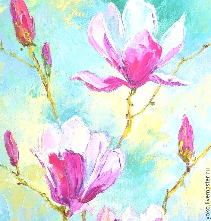 700x733 Magnolia Flower Painting Magnolia Flower Paintings For Living Room