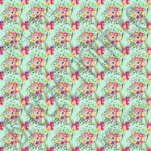 300x300 Watercolor Floral Craft Patterned Vinyl Sheet