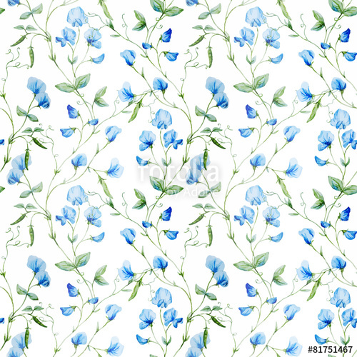 500x500 Watercolor Flowers Pattern Stock Image And Royalty Free Vector