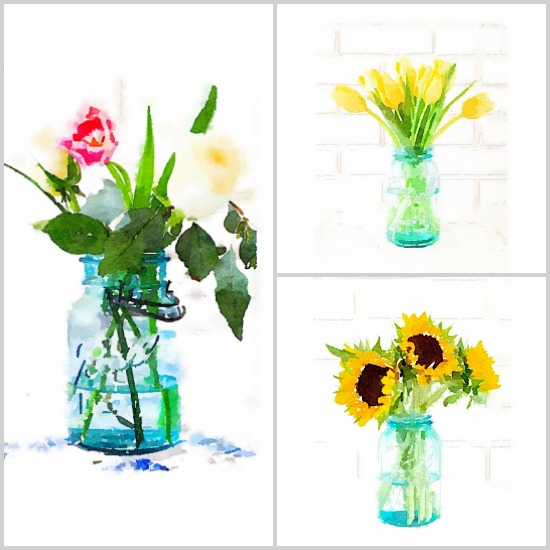 550x550 Printables Watercolor Flowers Amp Herbs Archives On Sutton Place