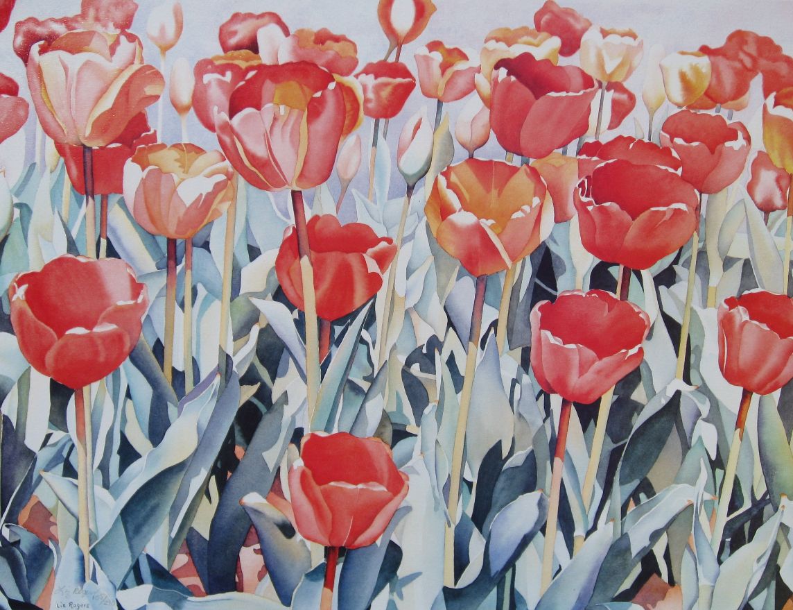 1144x879 Flower Watercolors