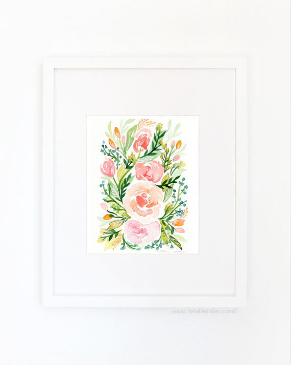570x713 Watercolor Floral Prints Now In The Shop