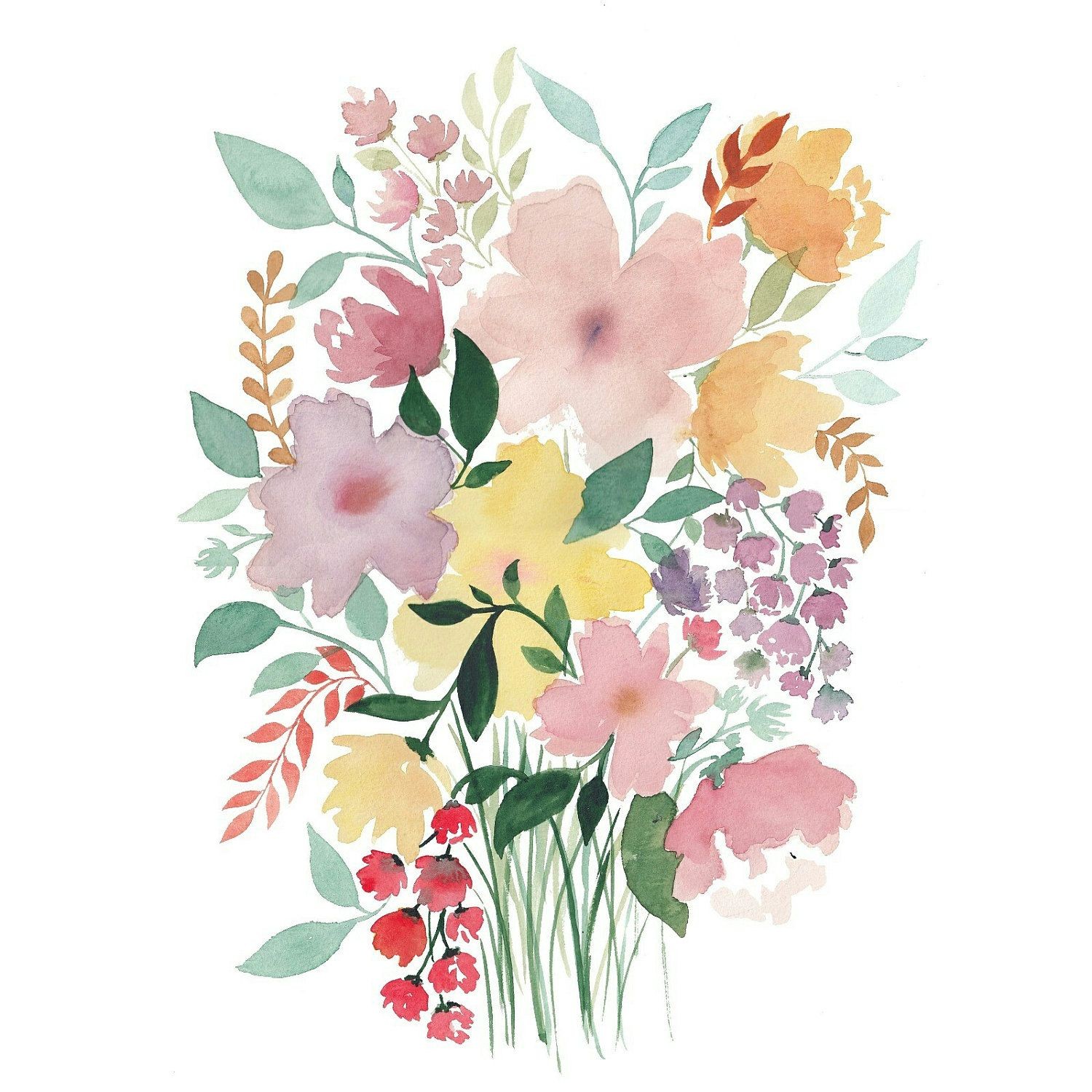 1500x1500 Floral Botanical Wall Canvas Art And Prints