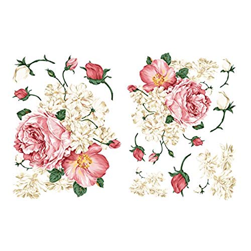500x500 Watercolor Flower Wall Stickers